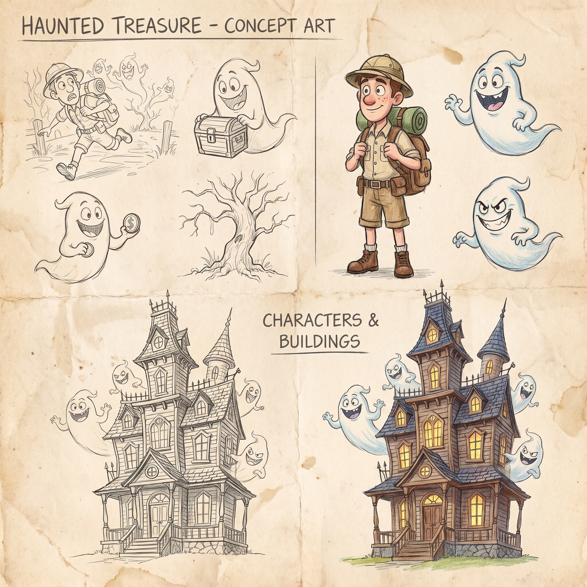 Haunted Treasure concept art